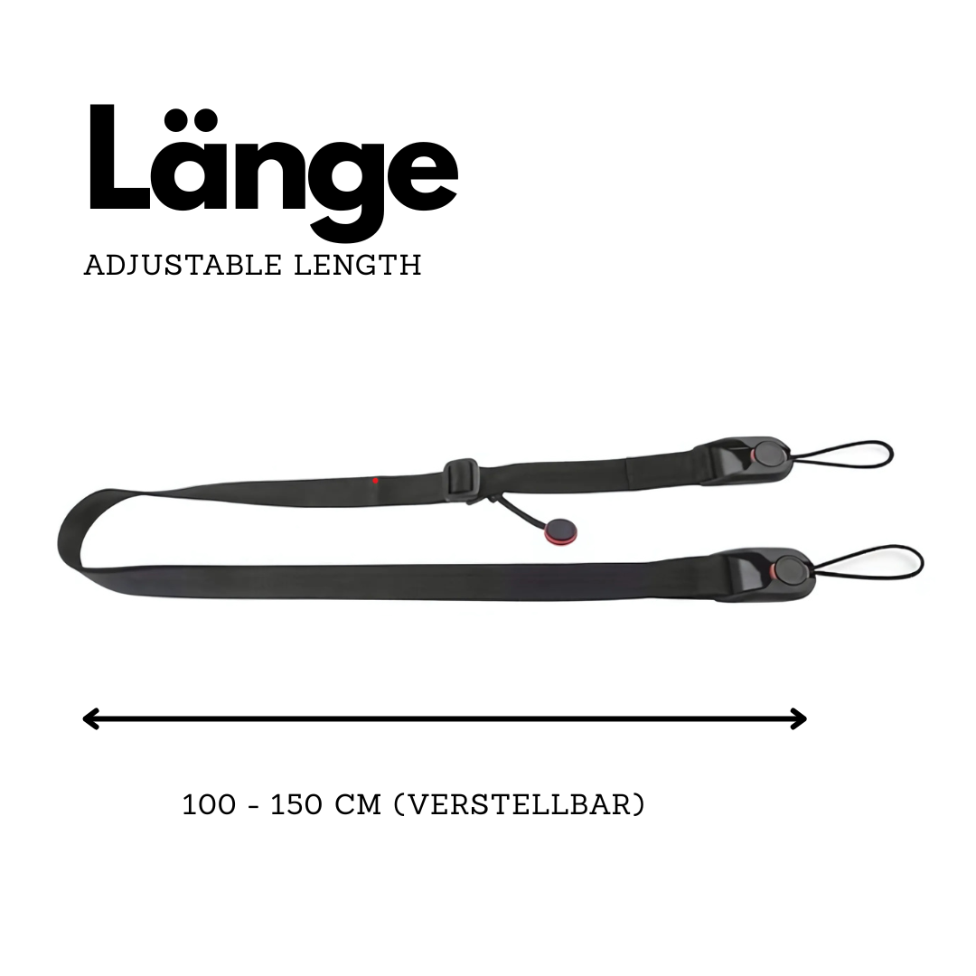 Correa de cámara con cierre rápido para Canon AE-1, Nikon F3 y Olympus OM-1