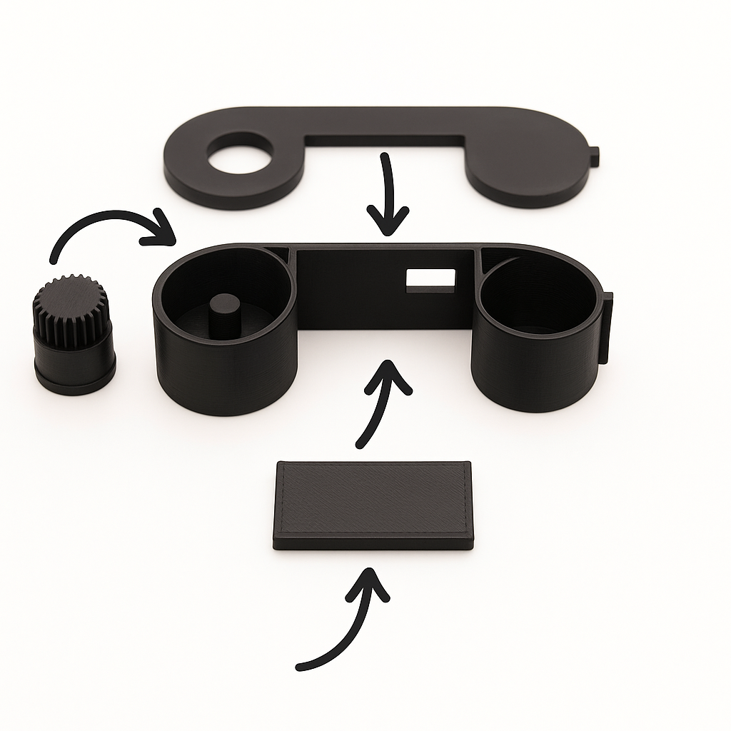 Cartouche de film 110 réutilisable pour Pentax Auto 110 & Rollei A110