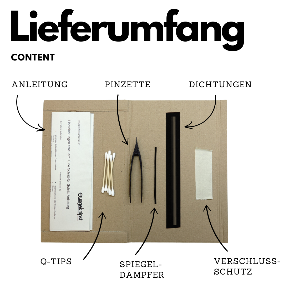 Set universale di guarnizioni per la luce con smorzatore dello specchio per Canon, Nikon, Minolta e Olympus