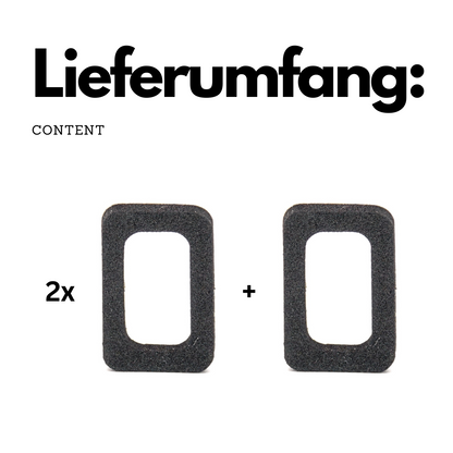 Junta de luz con ventana de visualización (set de 2) para Leica R, Contax G y Ricoh GR