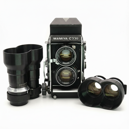 Lens hood for Mamiya C330 / C220 / C33 lenses (55mm - 250mm)