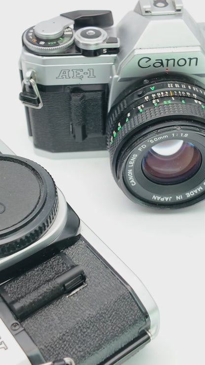 Tapa del compartimento de baterías V2 (set de 2) para Canon AE-1, A-1, AE-1 Program