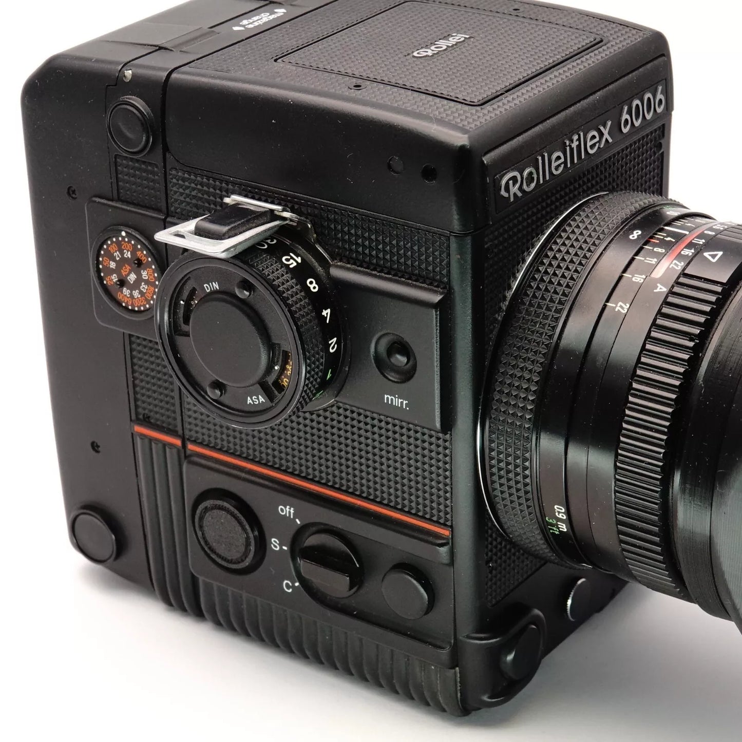 Cover for connection socket for Rolleiflex 6000, 6006, Hasselblad 500 EL