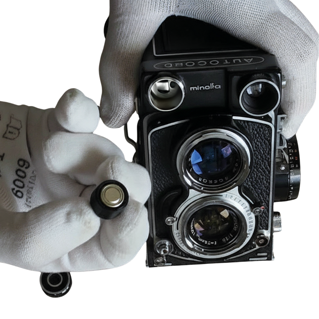 Adattatore batteria PX1 MR50 per Minolta Autocord, Canon QL25, Olympus 35 LE