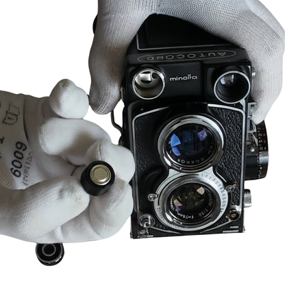 Adattatore batteria PX1 MR50 per Minolta Autocord, Canon QL25, Olympus 35 LE