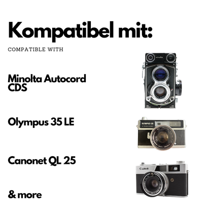 Adattatore batteria PX1 MR50 per Minolta Autocord, Canon QL25, Olympus 35 LE