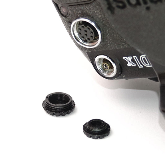 Nikon Modern Cover Set: 10-Pin Remote & PC-Sync Protective Caps (F100, F5, F6, D850)