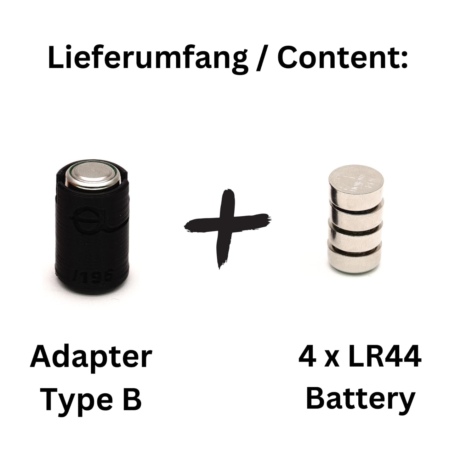 Batterieadapter (4x LR44) für Kiev 88 TTL Prisma (Typ B)