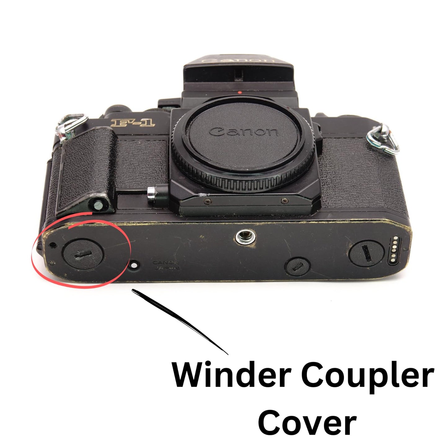 Tapa de cubierta para winder para Canon New F-1