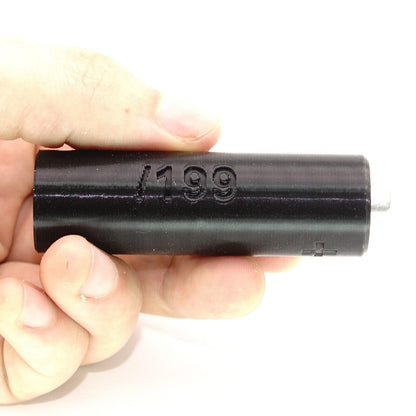 Battery adapter 2R10 (CR123A) for signal paddle, VEB Zeitz, GDR devices