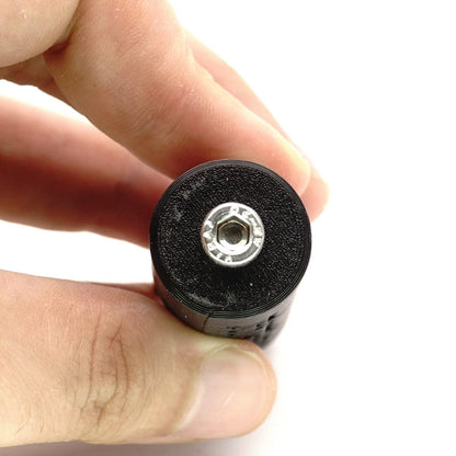 Battery adapter 2R10 (CR123A) for signal paddle, VEB Zeitz, GDR devices