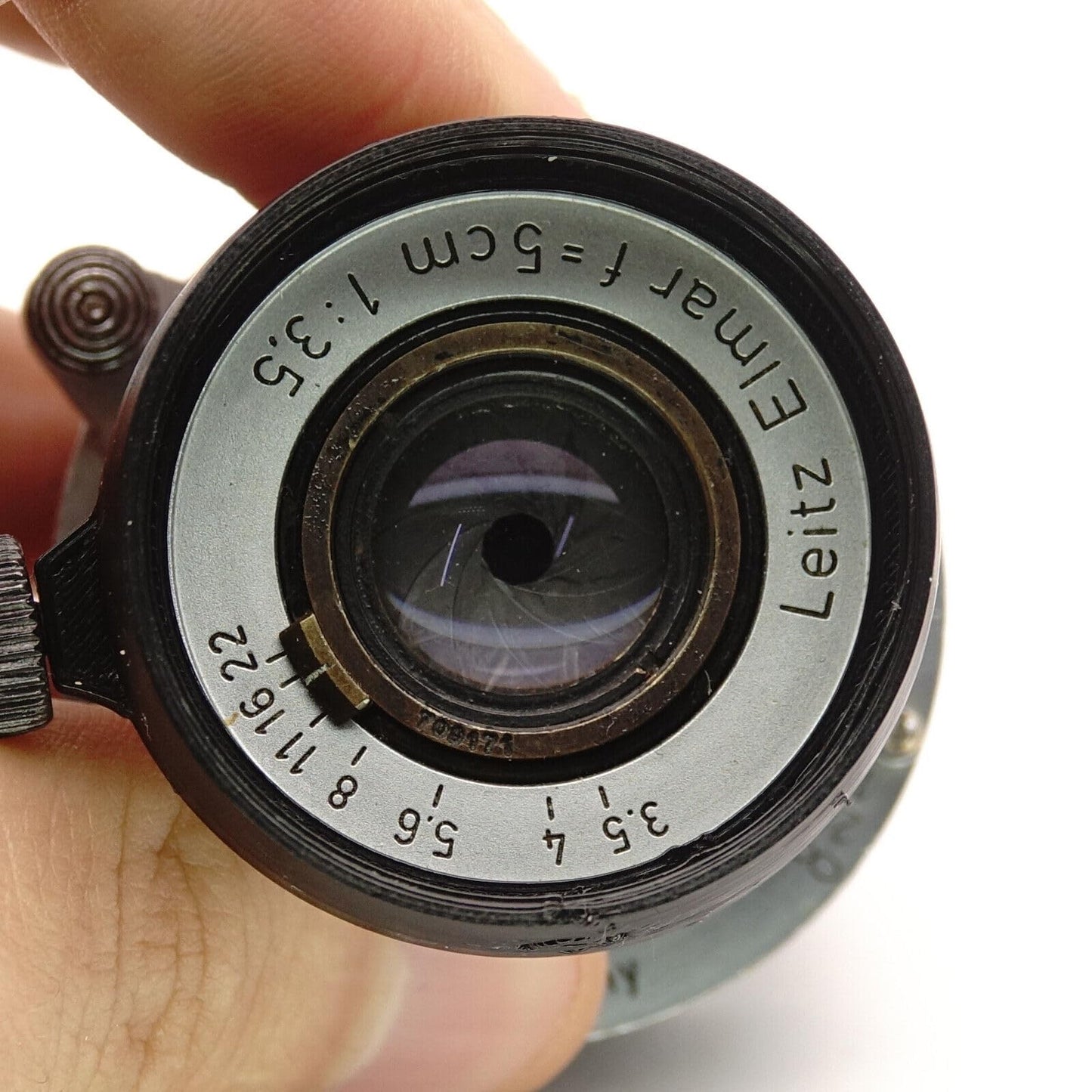 Paraluce e adattatore per filtri 37mm per Leica Elmar 5cm
