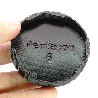 Tapa trasera de objetivo P6 bayoneta para Pentacon Six, Kiev 60 y Praktisix