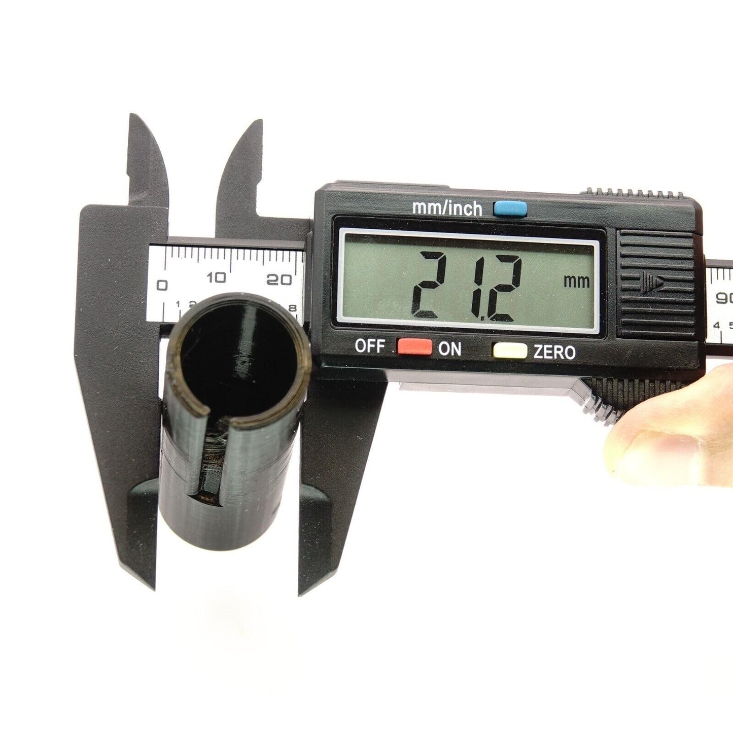 Battery adapter 2R10 (CR123A) for signal paddle, VEB Zeitz, GDR devices