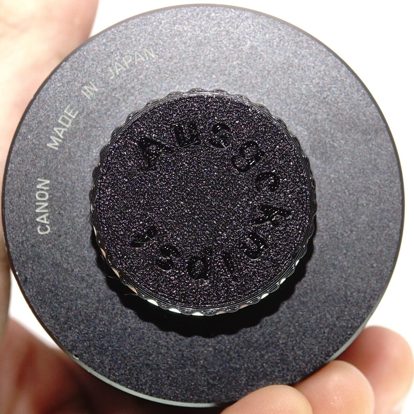 Copriobiettivo posteriore C-Mount per obiettivi CCTV, cine e video