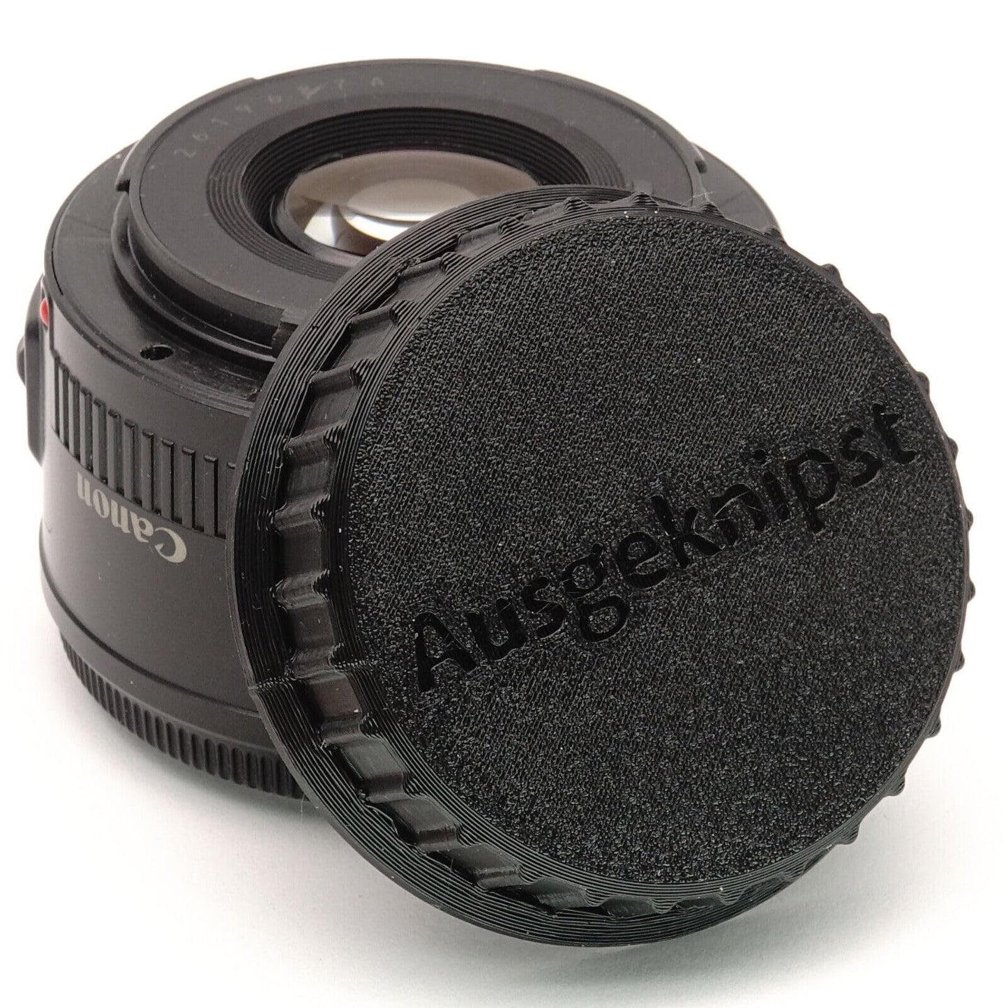 Lens rear cap for Canon EF bayonet (L-series, STM, USM)