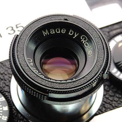 Nameplate lens ring for Rollei 35, T, TE & B (Tessar 3.5/40)