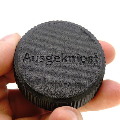 Tapa trasera para objetivos Minolta SR MC MD Rokkor