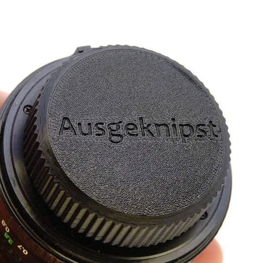 Copriobiettivo posteriore per obiettivi Minolta SR MC MD Rokkor