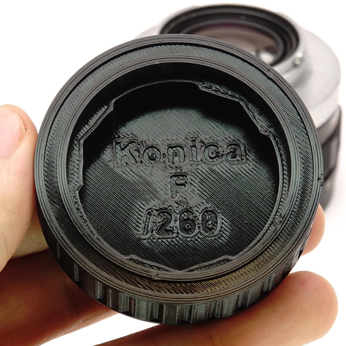 Copriobiettivo posteriore attacco a baionetta F per Konica F, FS, FM & FP