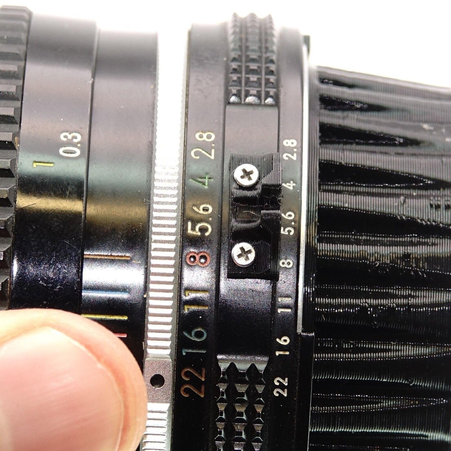 Perno de acoplamiento "Hasenohren" para Nikon Pre-AI Nikkor