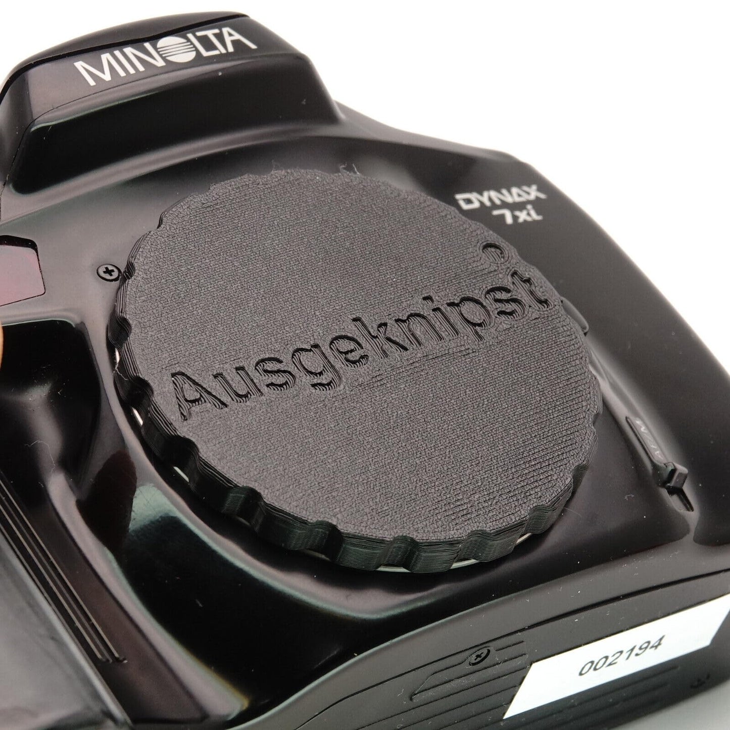 Couvercle de boîtier pour appareils photo Sony A-Mount & Minolta AF (A99, A77, Maxxum)