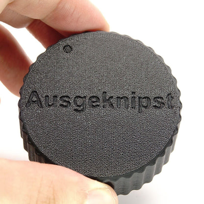 Cache d'objectif pour Mamiya Sekor E & EF (monture Z)