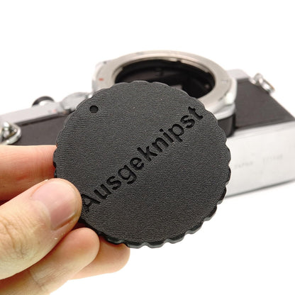 Body cap for Olympus OM cameras (OM-1, OM-2, OM-4, OM-10)
