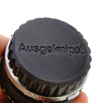 Copriobiettivo posteriore per obiettivi Olympus OM Zuiko