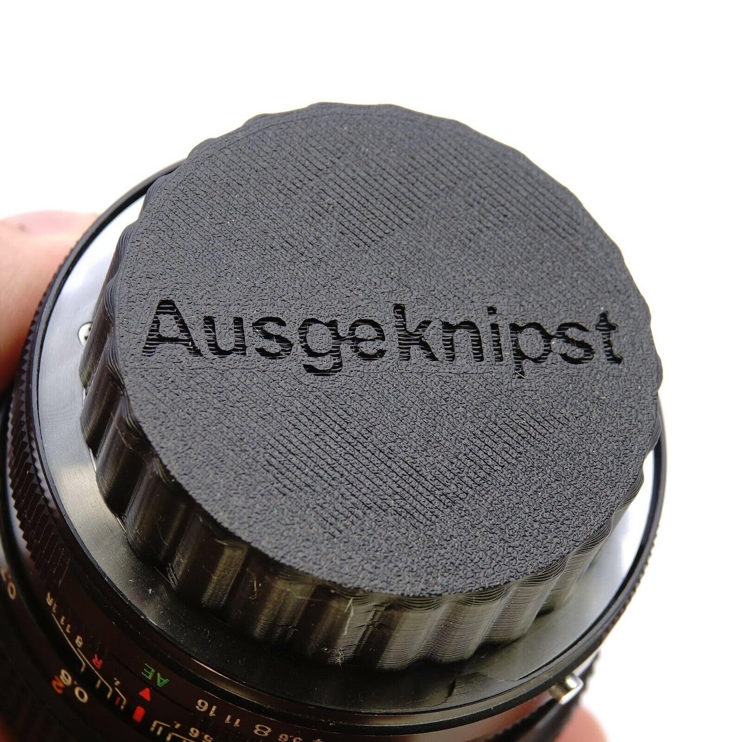 Copriobiettivo posteriore per Konica Hexanon AR 40mm f/1.8, 50mm f/1.7 e 57mm f/1.2